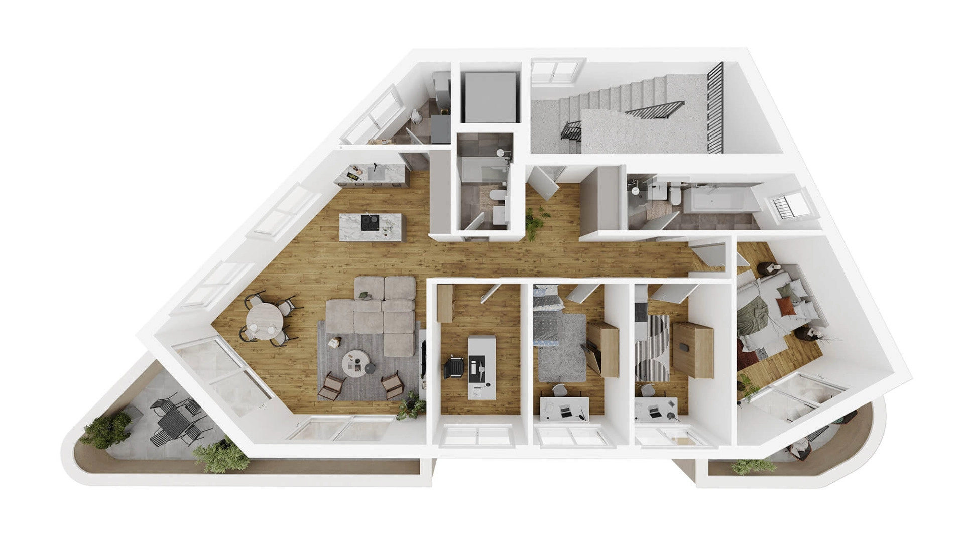 3D Grundriss Wohnung