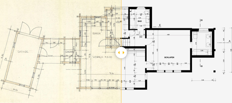 Die mühsame, aber wichtige Aufgabe: Die Digitalisierung alter Pläne mittels CAD
