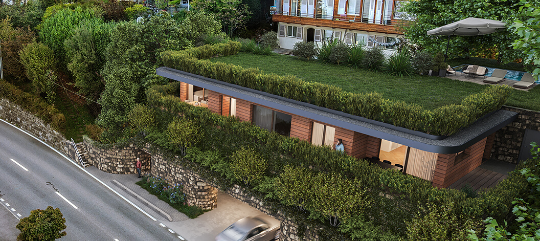 Aussenvisualisierungen erwecken Architektur zum Leben