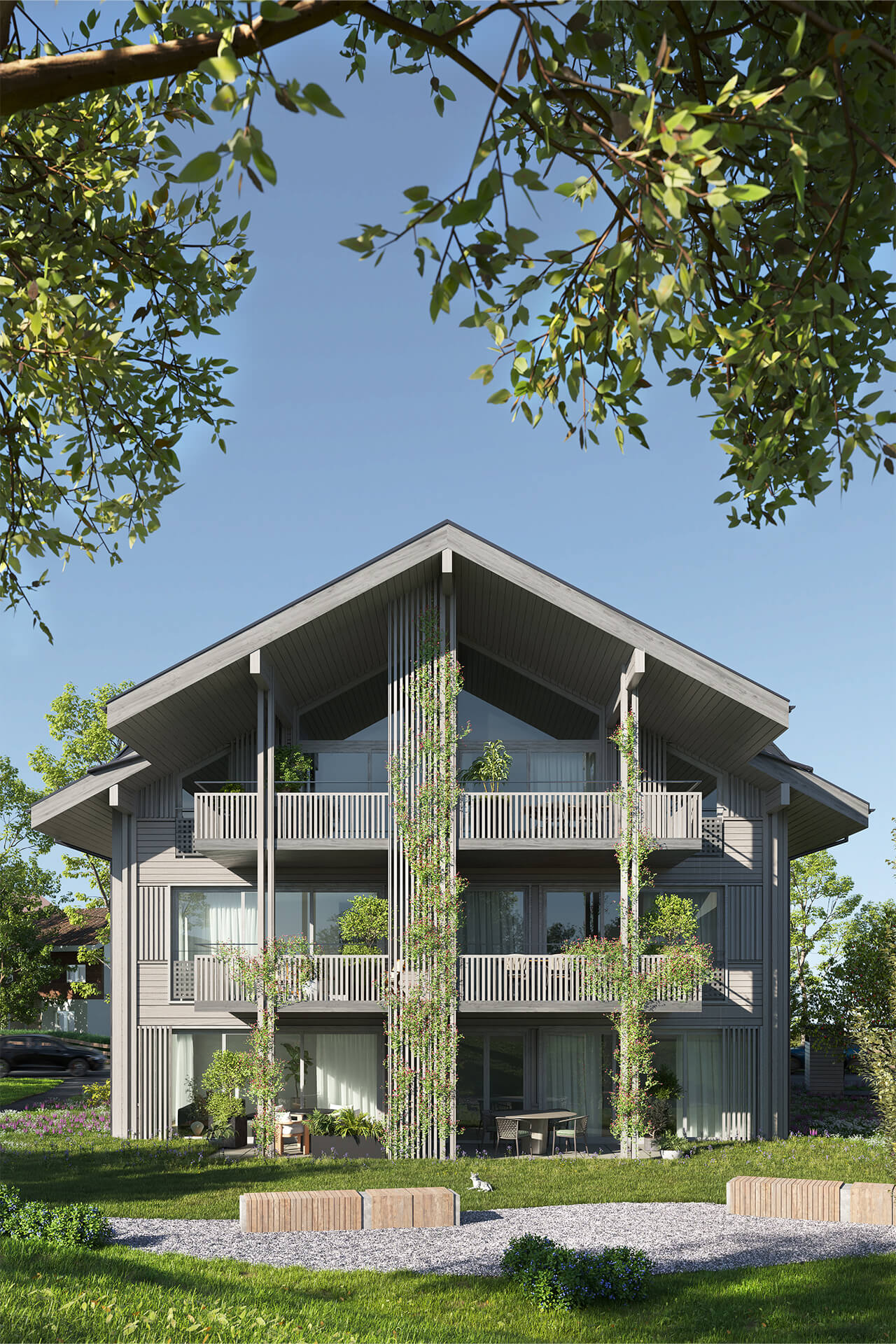 Wettbewerb Architektur Visualisierung