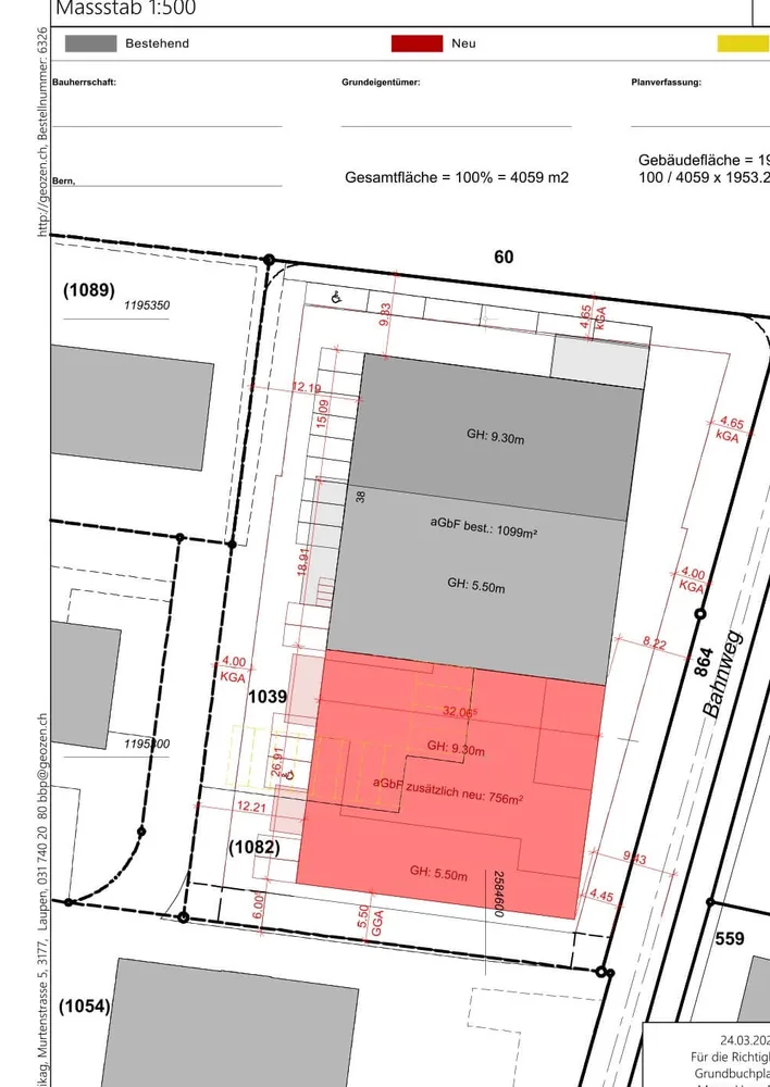 Phase 1 - Projektstudie – Planausschnitt